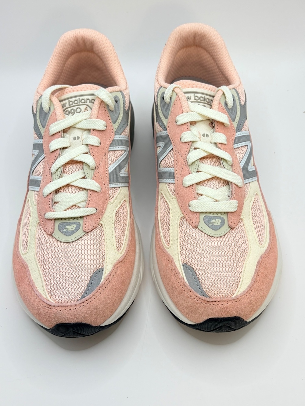 New Balance 990v2 Pink and Gray Running Shoes 7Y/8.5W - Picture 6 of 7